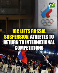 Russia Returns Closer to International Sports as IOC Eases Olympic Restrictions