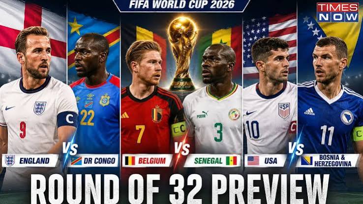 England, USA and Belgium Advance in FIFA World Cup 2026 Knockout Stage