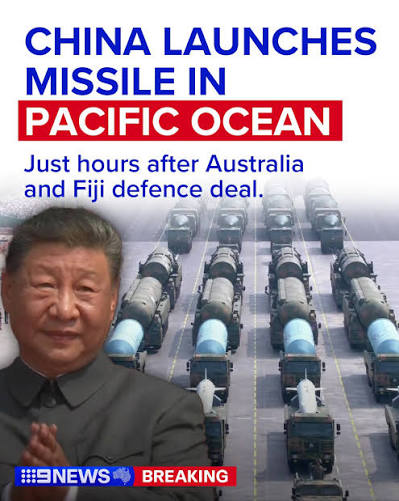 China’s Pacific Missile Test Sparks Fresh Security Concerns Across Asia